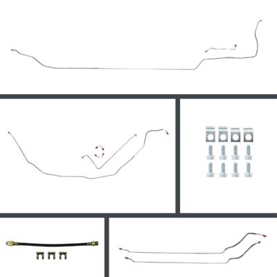 The Right Stuff Detailing - The Right Stuff ASM69C2 Select GM Cars Brake Hydraulic Line Kit