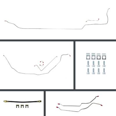 The Right Stuff Detailing - The Right Stuff ASM69C4 Select GM Cars Brake Hydraulic Line Kit