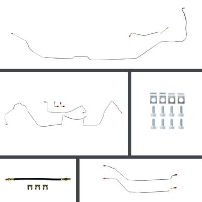 The Right Stuff Detailing - The Right Stuff ASP64H4 Select GM Cars Brake Hydraulic Line Kit