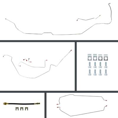 The Right Stuff Detailing - The Right Stuff ASP66H2 Select GM Cars Brake Hydraulic Line Kit