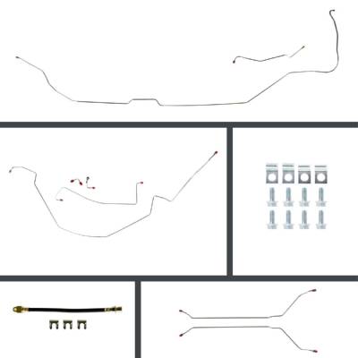 The Right Stuff Detailing - The Right Stuff ASP67H2 Select GM Cars Brake Hydraulic Line Kit