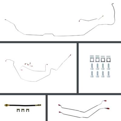 The Right Stuff Detailing - The Right Stuff ASP67H4 Select GM Cars Brake Hydraulic Line Kit