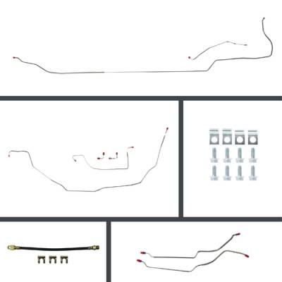 The Right Stuff Detailing - The Right Stuff ASP69C4 Select GM Cars Brake Hydraulic Line Kit