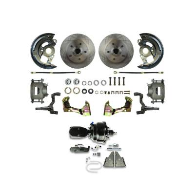 The Right Stuff Detailing - The Right Stuff AFXDC01CY Select GM Cars Brake Conversion Kit Front