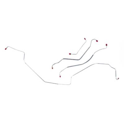 The Right Stuff Detailing - The Right Stuff AKT6702 Pontiac Power Drum Brake Hydraulic Line Kit Front