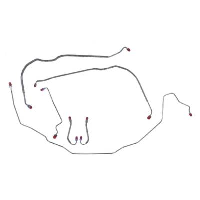 The Right Stuff Detailing - The Right Stuff AKT6802 Olds Pontiac Power Drum Brake Hydraulic Line Kit Front