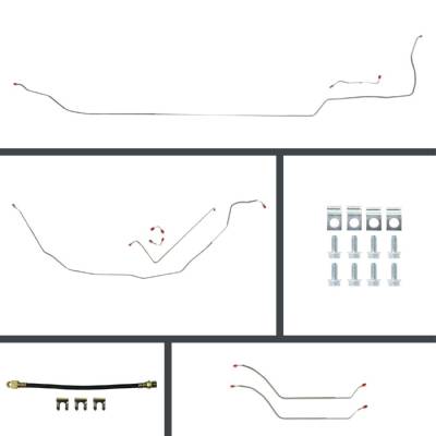 The Right Stuff Detailing - The Right Stuff CSM69C4 69-72 Chevelle Brake Hydraulic Line Kit Front/Rear