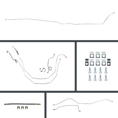 The Right Stuff Detailing - The Right Stuff BSM58H2 Chevy Brake Hydraulic Line Kit Front/Rear