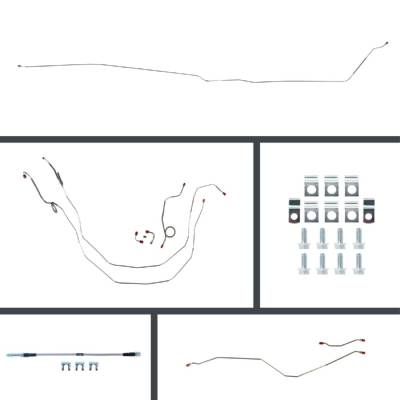 The Right Stuff Detailing - The Right Stuff BSM58H4 Chevy Brake Hydraulic Line Kit Front/Rear