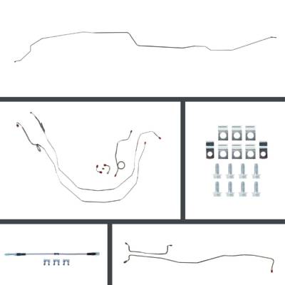 The Right Stuff Detailing - The Right Stuff BSM59H2 Chevy Brake Hydraulic Line Kit Front/Rear