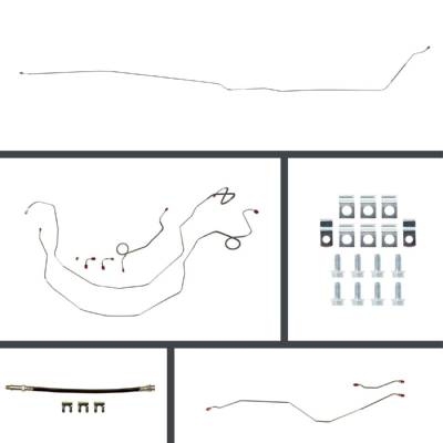 The Right Stuff Detailing - The Right Stuff BSP58H4 Chevy Brake Hydraulic Line Kit Front/Rear