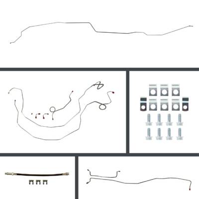 The Right Stuff Detailing - The Right Stuff BSP59H2 Chevy Brake Hydraulic Line Kit Front/Rear