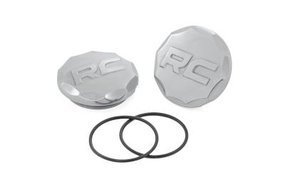 Rough Country Suspension Systems - Rough Country Aluminum Upper Ball Joint Dust Covers Pair 81178