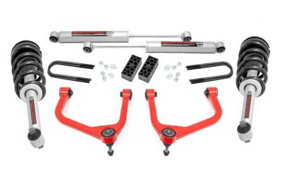 Rough Country Suspension Systems - Rough Country 28231RED_A 3.5"Suspension Lift for 25-26 Silverado 1500 RWD/4WD