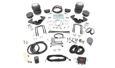 Rough Country Suspension Systems - Rough Country Rear Air Spring Kit w/Compressor Silverado/Sierra 1500 100113WC