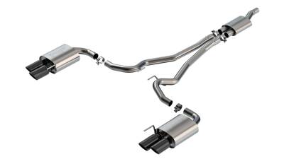 Borla - Borla 140981BC S-Type Cat-Back Exhaust System for 24-25 Mustang