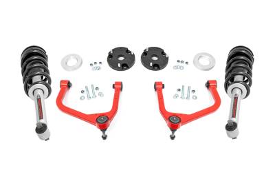 Rough Country Suspension Systems - Rough Country 11430RED 3.5" Suspension Lift Kit for 21-26 Chevy/GMC 4WD