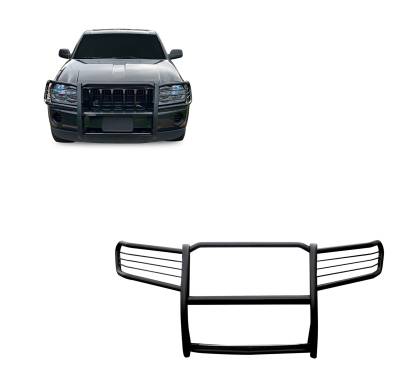 Black Horse Off Road - Black Horse 17A080200MA Black Grille Guard for 05-10 Jeep Grand Cherokee