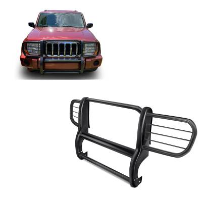 Black Horse Off Road - Black Horse 17A081000MA Black Grille Guard for 06-10 Jeep Commander