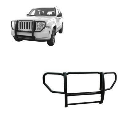 Black Horse Off Road - Black Horse 17A086400A Black Grille Guard for 08-12 Jeep Liberty