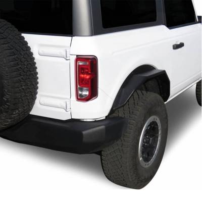 Black Horse Off Road - Black Horse FF-FBR22HD Fender Flares Black for 21-25 Ford Bronco