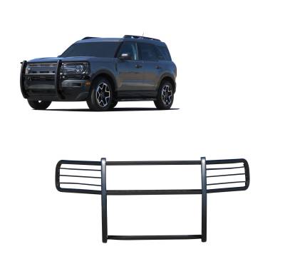 Black Horse Off Road - Black Horse 17FP11MA Black Grille Guard for 21-24 Ford Bronco Sport