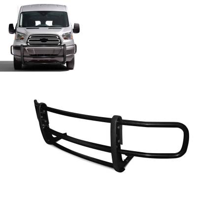 Black Horse Off Road - Black Horse 17FT20MA Black Grille Guard for Transit 150/250/350 HD