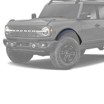 Black Horse Off Road - Black Horse FF-FBF21 Fender Flares Black for 21-25 Ford Bronco