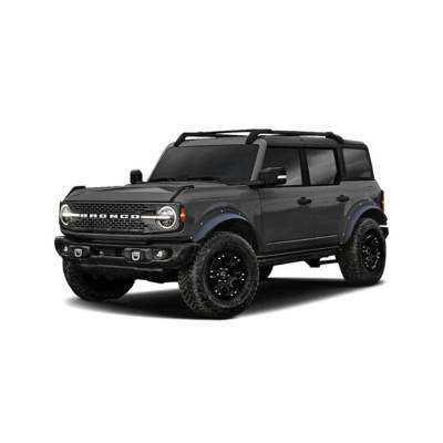 Black Horse Off Road - Black Horse FF-FBFR21 Front/Rear Fender Flares Black for 21-24 Ford Bronco