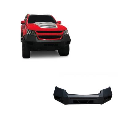 Black Horse Off Road - Black Horse AFB-CO15 Amour Front Bumper for 15-20 Chevy Colorado