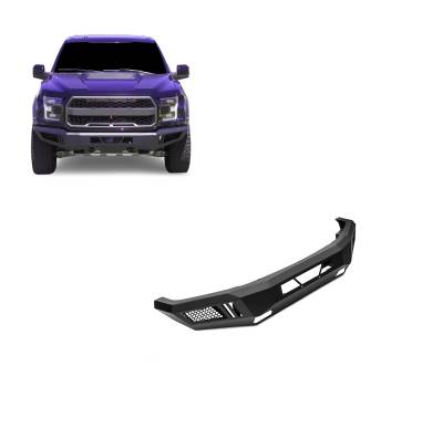Black Horse Off Road - Black Horse AFB-F1RA-17 Armour HD Front Bumper for 17-20 Ford F150