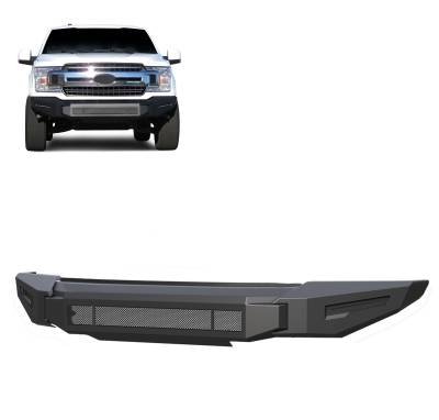 Black Horse Off Road - Black Horse AFB-F119-BU Armour Front Bumper for 18-20 Ford F150
