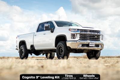 Cognito Motorsports Truck - Cognito 210-P0930 3" Leveling Kit w/Fox Elite Shocks for 20-25 GM 2500HD 3500HD