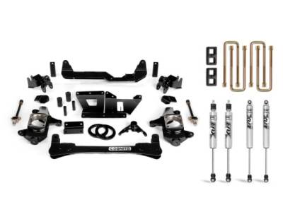 Cognito Motorsports Truck - Cognito 110-P0785 4" Lift Kit w/Fox IFP Shocks for 01-13 GM 2500HD/3500 & SUV