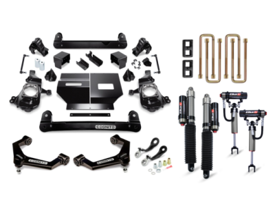 Cognito Motorsports Truck - Cognito 210-P1151 4" Lift Kit w/Elka Resi Shocks for 20-25 GM 2500/3500HD