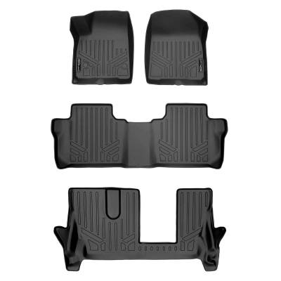SMARTLINER - SMARTLINER SA0230/B0248/C0248 Front/Rear BLACK Floor Liners XT6/Acadia