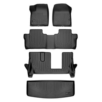 SMARTLINER - SMARTLINER SA0230/B0248/C0248/E0230 Front/Rear BLACK Floor Liners XT6/Acadia