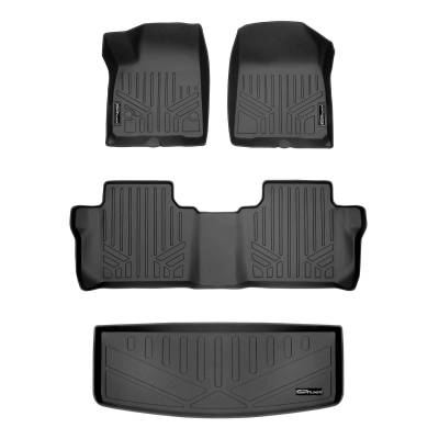 SMARTLINER - SMARTLINER SA0230/B0248/E0230 Front/Rear BLACK Floor Liners XT6/Acadia