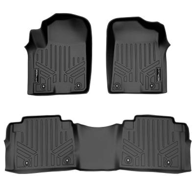 SMARTLINER - SMARTLINER SA0242/B0242 Front/Rear BLACK Floor Liners for Armada/QX56/QX80