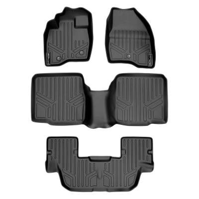 SMARTLINER - SMARTLINER SA0245/B0082/C0082 Front/Rear BLACK Floor Liners Ford Explorer