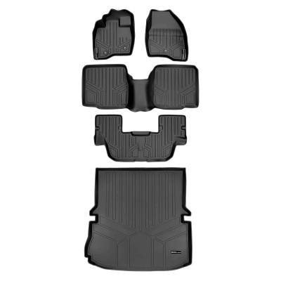 SMARTLINER - SMARTLINER SA0245/B0082/C0082/D0082 Front/Rear BLACK Floor Liners Ford Explorer