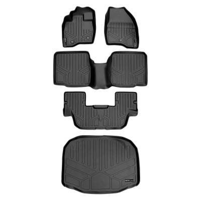 SMARTLINER - SMARTLINER SA0245/B0082/C0082/E0082 Front/Rear BLACK Floor Liners Ford Explorer