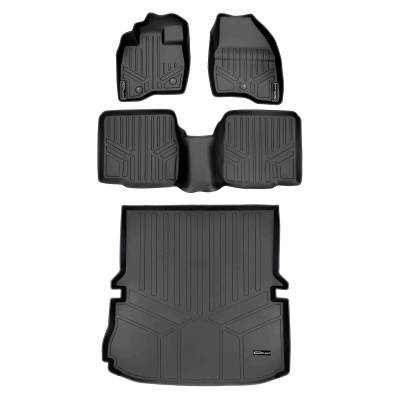 SMARTLINER - SMARTLINER SA0245/B0082/D0082 Front/Rear BLACK Floor Liners Ford Explorer