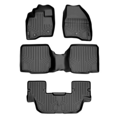 SMARTLINER - SMARTLINER SA0245/B0109/C0082 Front/Rear BLACK Floor Liners Ford Explorer