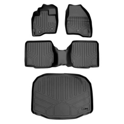 SMARTLINER - SMARTLINER SA0245/B0109/E0082 Front/Rear BLACK Floor Liners Ford Explorer