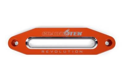 Crawltek Revolution - Crawltek CWLCT10101 Winch Fairlead 10" Orange Aluminum