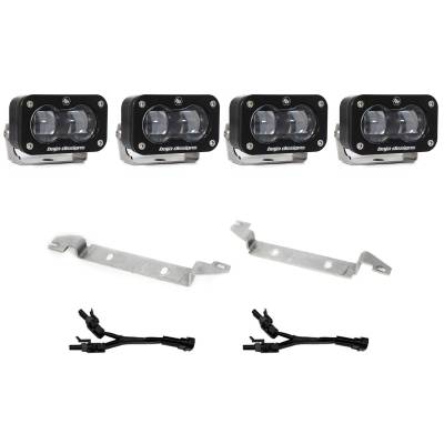 Baja Designs - Baja Designs 44-8282 S2 SAE Fog Pocket Light Kit Clear for 25+ Toyota 4Runner