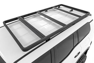 Rough Country Suspension Systems - Rough Country Fabricated Roof Rack Black for 24-25 Land Cruiser 88203