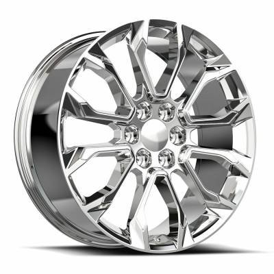 O.E. Revolution - O.E. Revolution Wheel G38 24x10 6x5.5 31mm Chrome G38-24105031NC