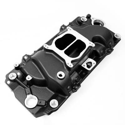 Professional Products - Professional Products 53040 BB Chevy V8 Oval Port Cyclone Intake Manifold Black